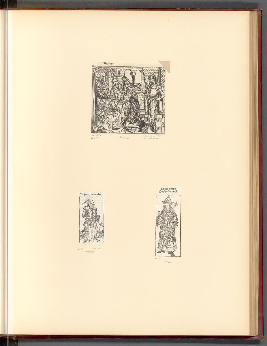 Holzschnitte zur Schedelschen Weltchronik und dem Schatzbehalter von Stephan Fridolin, Schedel,…
