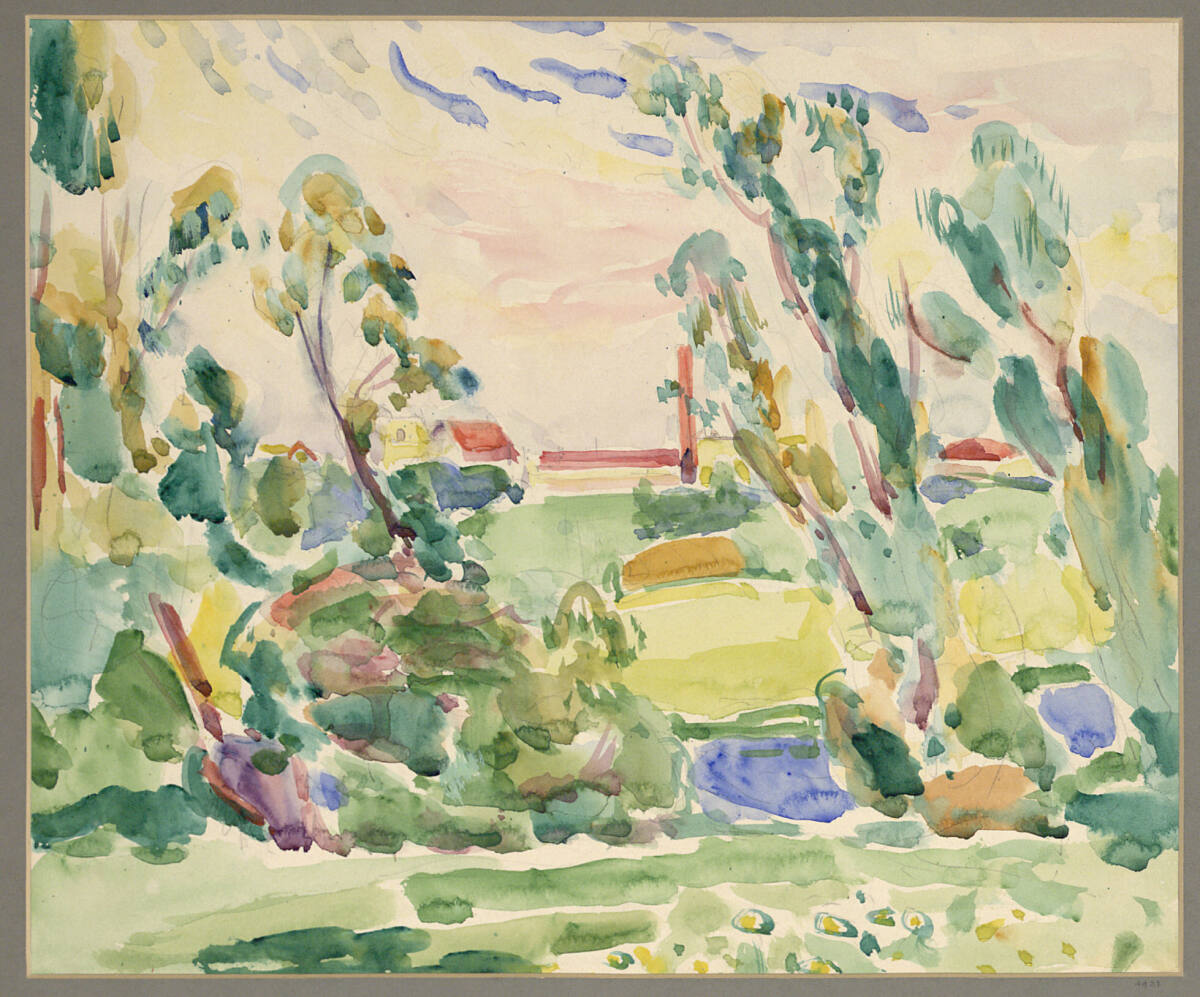 Landschaft, OskarMoll