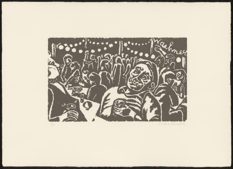 Trude Waehner, Creazione e Annientamento: Le feste: 1. "Il 14 Juilett" o "Festa populare", Inv.…