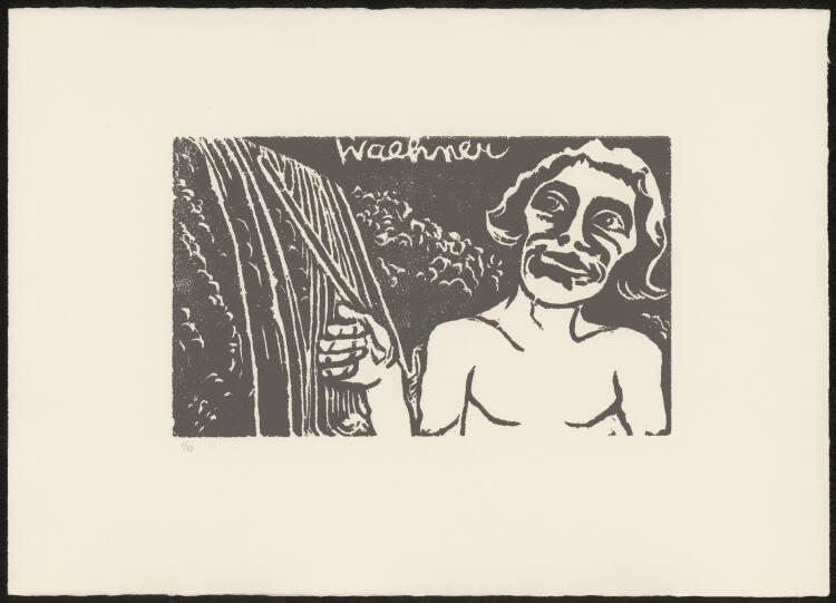 Trude Waehner, Creazione e Annientamento: La Genesi: 7. "Mosè-Dionysos", Inv. Nr.: DG1987/52/7