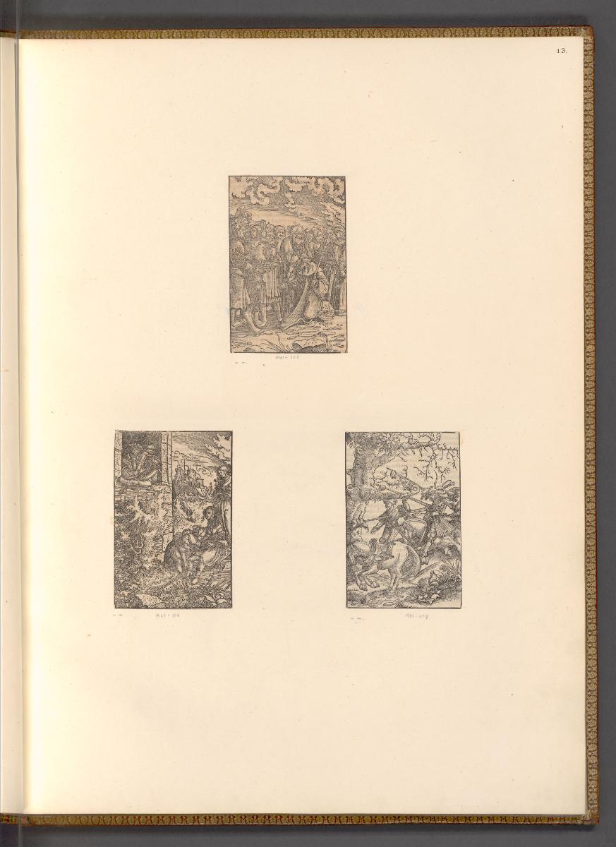 Hans Brosamer, Georg Lemberger, Jacob Lucius, Holzschnitte aus Cranach-Werkstatt und Umfeld, Al…