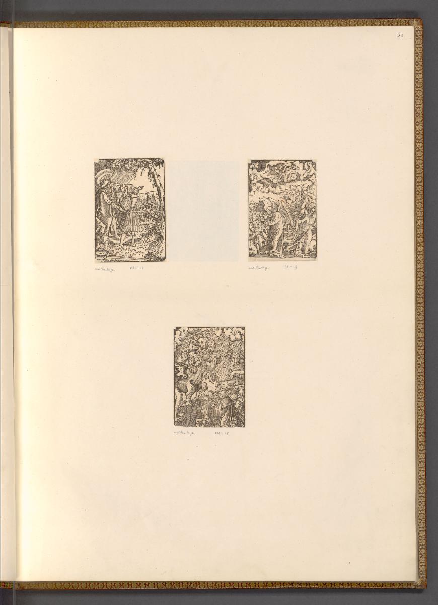 Hans Brosamer, Georg Lemberger, Jacob Lucius, Holzschnitte aus Cranach-Werkstatt und Umfeld, Bi…