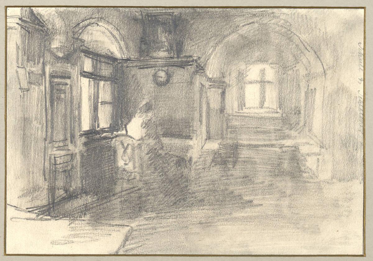 August Xaver Karl von Pettenkofen, Illustration zu Gil Blas, Inv. Nr.: 23079