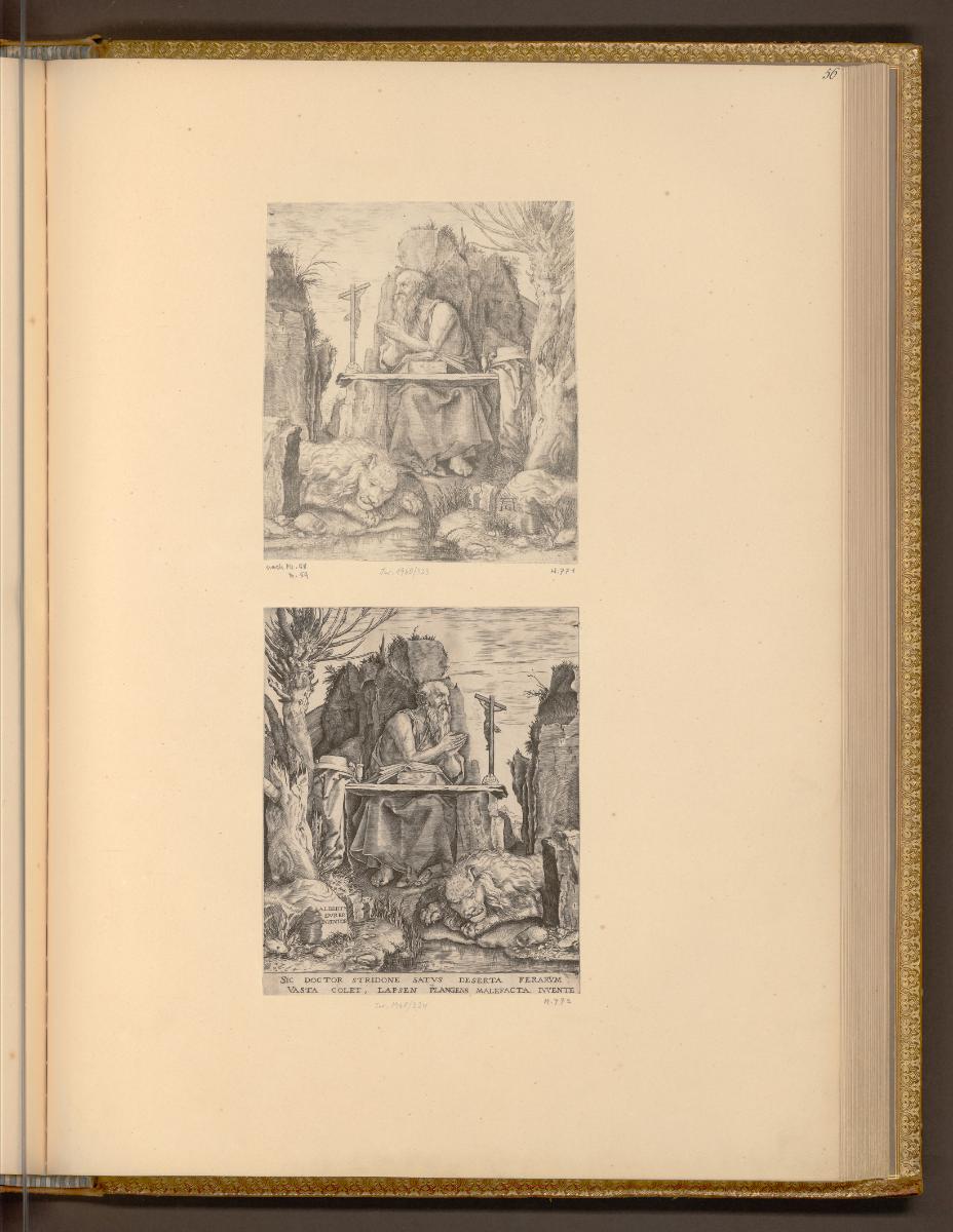 Kopien nach Arbeiten von Albrecht Dürer, Der heilige Hieronymus neben dem Weidenbaum, Inv. Nr.:…