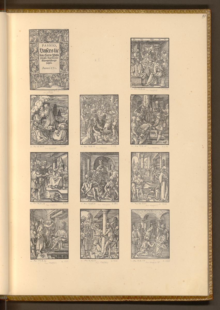 Kopien nach Holzschnitten von Albrecht Dürer, Die kleine Holzschnittpassion, Inv. Nr.: Deutsch …