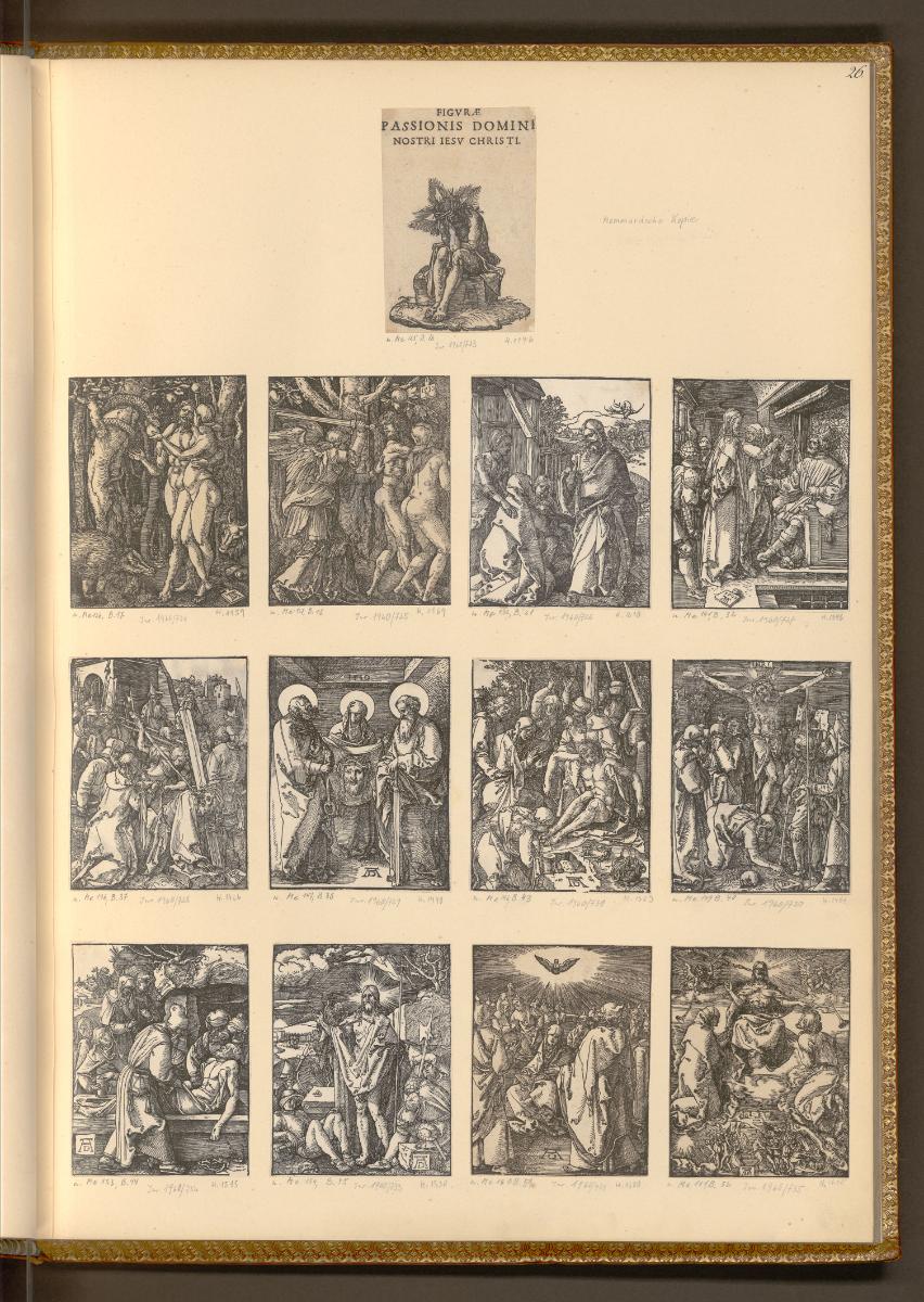 Kopien nach Holzschnitten von Albrecht Dürer, Die kleine Holzschnittpassion (Mommardische Kopie…
