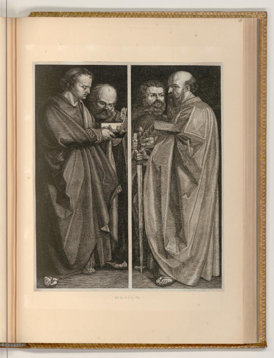 Kopien nach Gemälden und Zeichnungen von Albrecht Dürer, Die vier Apostel, Inv. Nr.: Deutsch na…