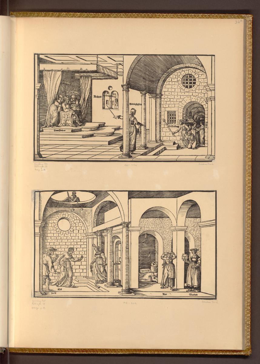 Holzschnitte aus dem Umfeld von Albrecht Dürer, Verleumdung des Apelles, Inv. Nr.: Deutsch nach…