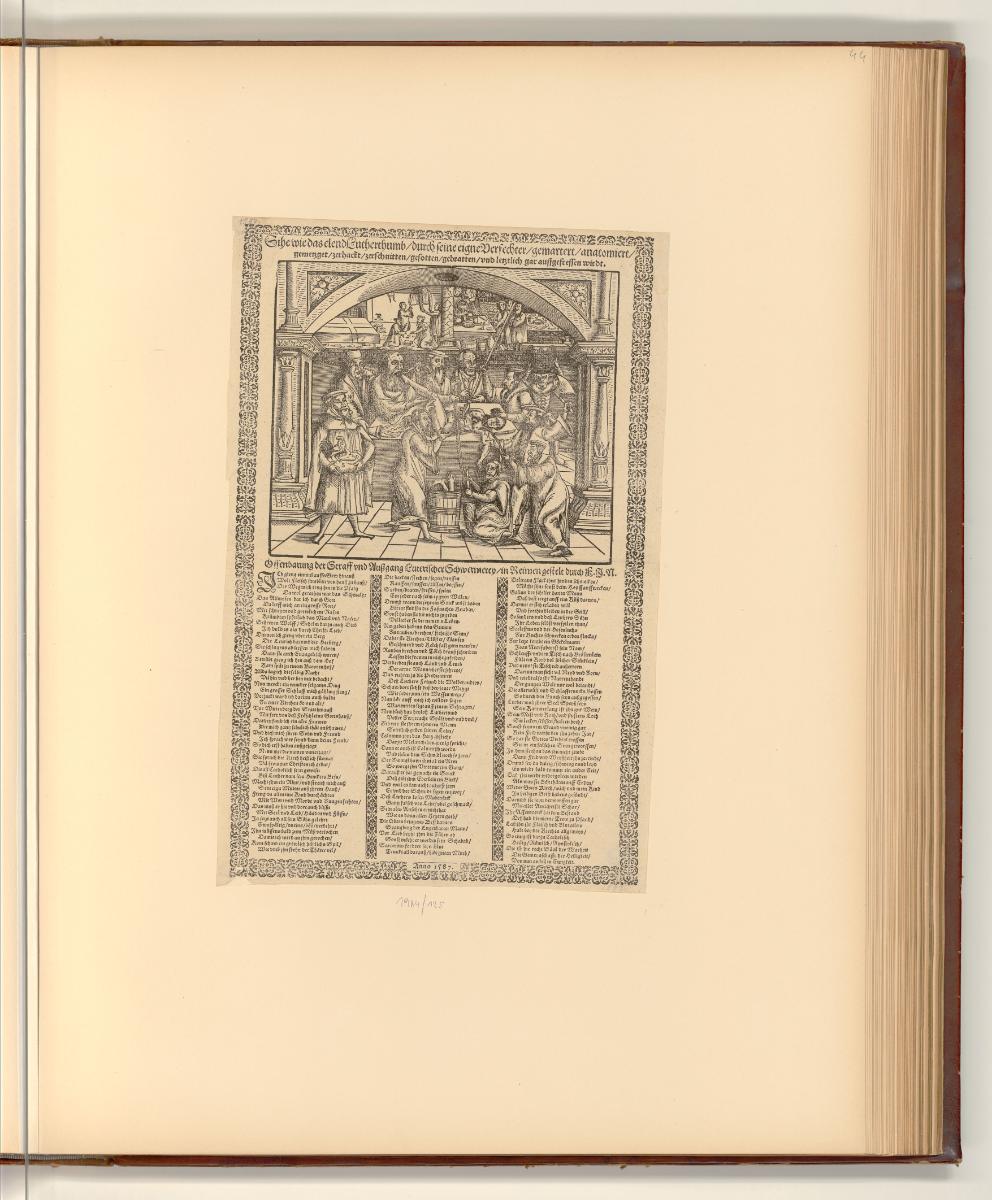 Deutsche Holzschnitte des 16. Jahrhunderts, Folterszene (Allegorie), Inv. Nr.: Deutsch nach Sek…