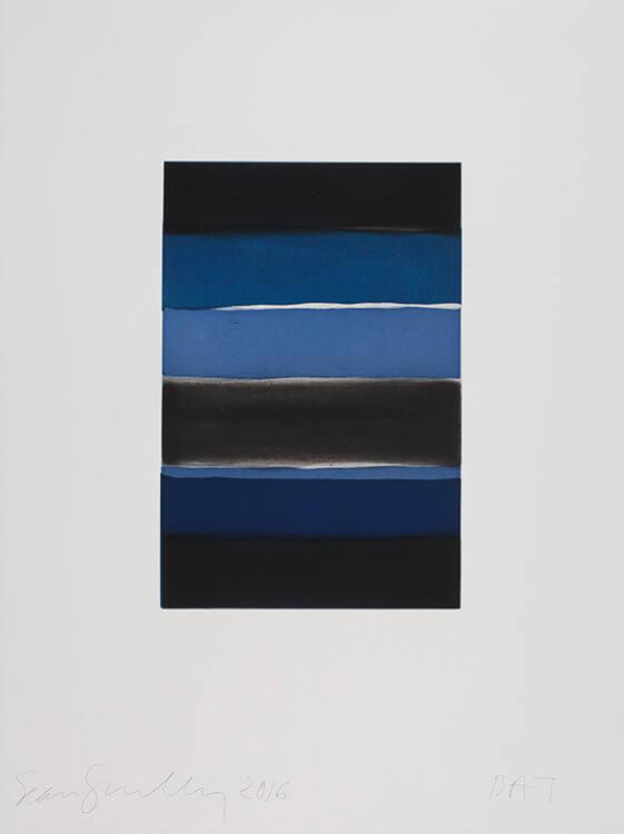 Sean Scully, Landline Blue Black, Inv. Nr.: DG2017/21
