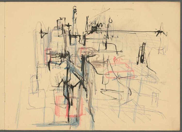 Gerhart Frankl, Sketchbook "London": Skizze London, Inv. Nr.: 47415/3/2