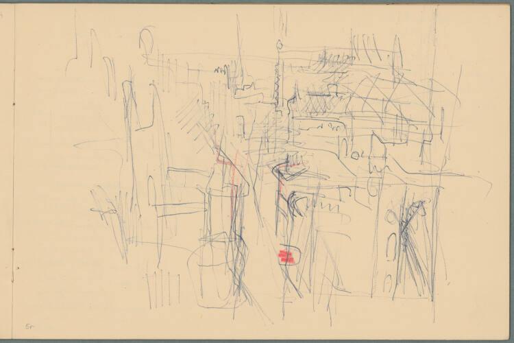 Gerhart Frankl, Sketchbook "London" (II): Skizze London, Inv. Nr.: 47415/5/5r