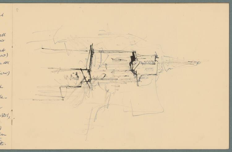 Gerhart Frankl, Sketchbook "London" (II): Skizze London, Inv. Nr.: 47415/5/6r