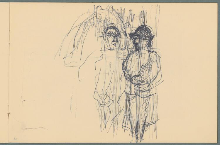 Gerhart Frankl, Sketchbook "London" (II): Skizze London, Inv. Nr.: 47415/5/8r