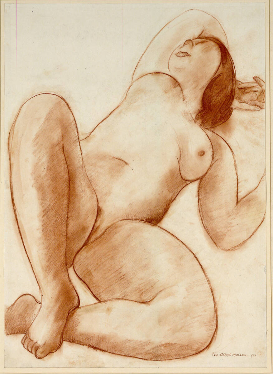 Liegender weiblicher Akt, Luc-Albert Moreau, 1921