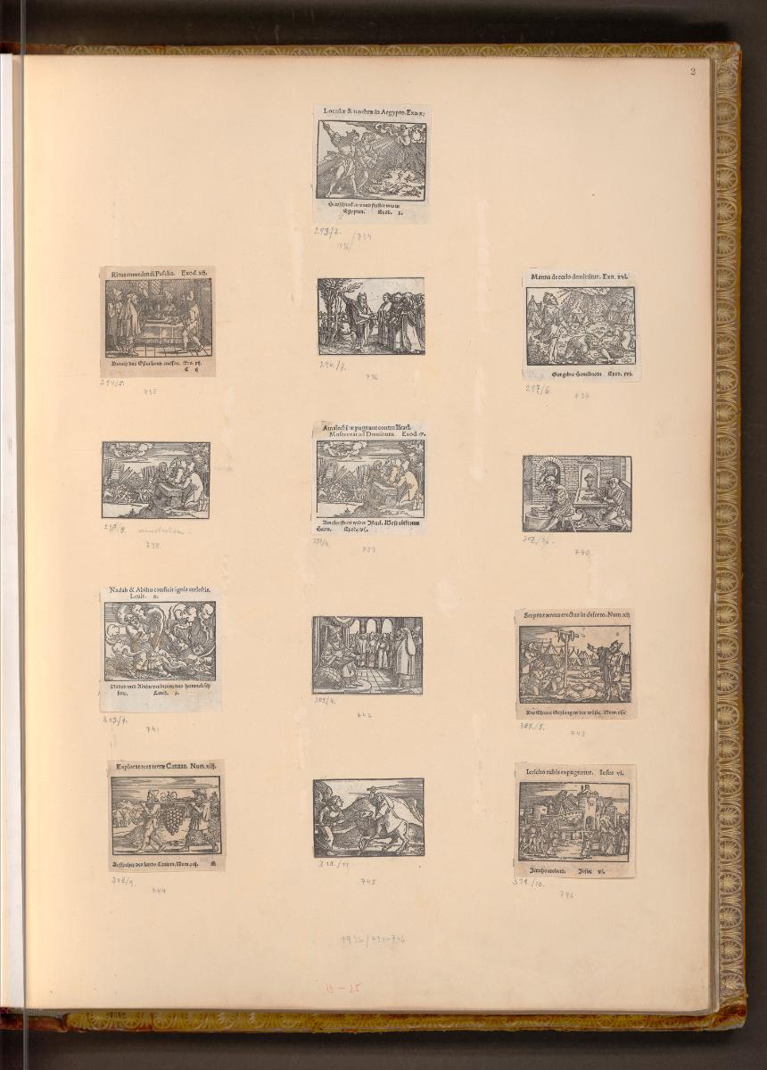 Holzschnitte von und nach Hans Sebald Beham, Biblicae Historiae, Szenen aus dem Alten Testament…