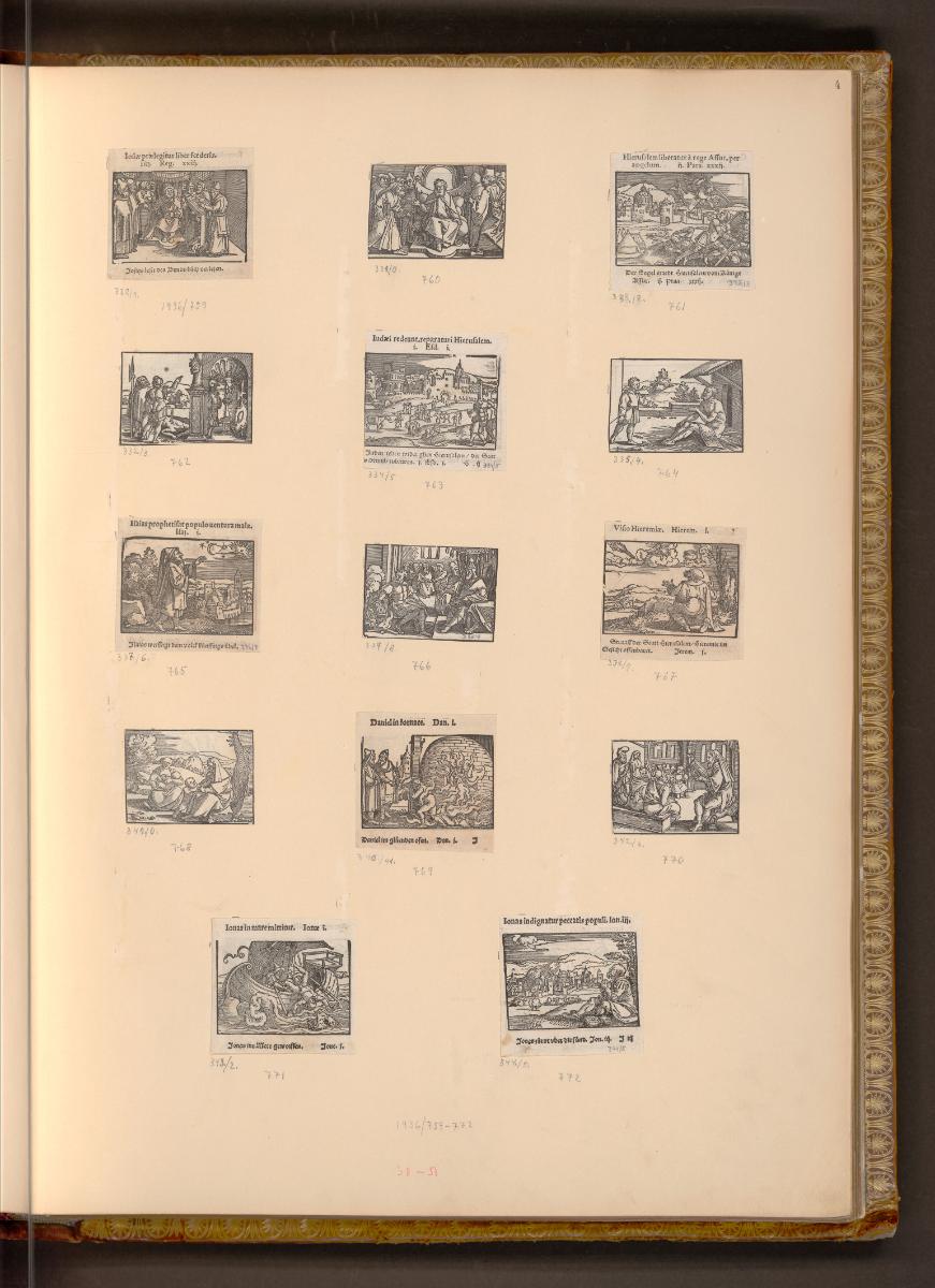 Holzschnitte von und nach Hans Sebald Beham, Biblicae Historiae, Szenen aus dem Alten Testament…