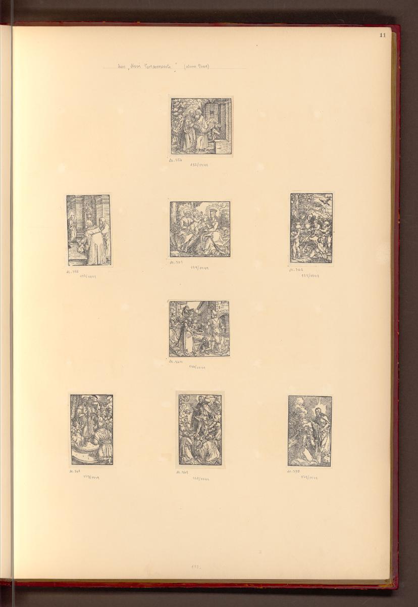 Holzschnitte von Hans Weidlitz, Novi Testamenti, ohne Text, Inv. Nr.: Deutsch nach Sektionen I/…