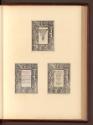Holzschnitte von Hans Weidlitz, Titelblätter, Inv. Nr.: Deutsch nach Sektionen I/19a, D/I/19a/4…