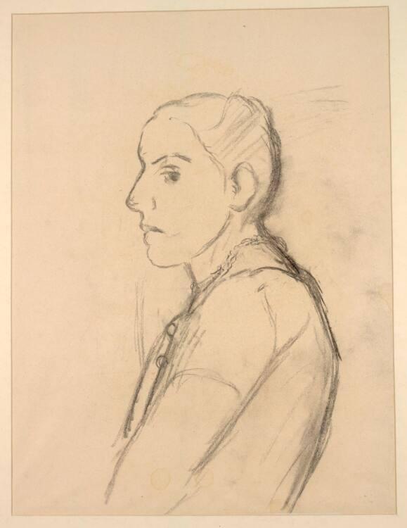 Herbert Boeckl, Frauenporträt (Bildnis der Gattin des Künstlers), Inv. Nr.: 23208