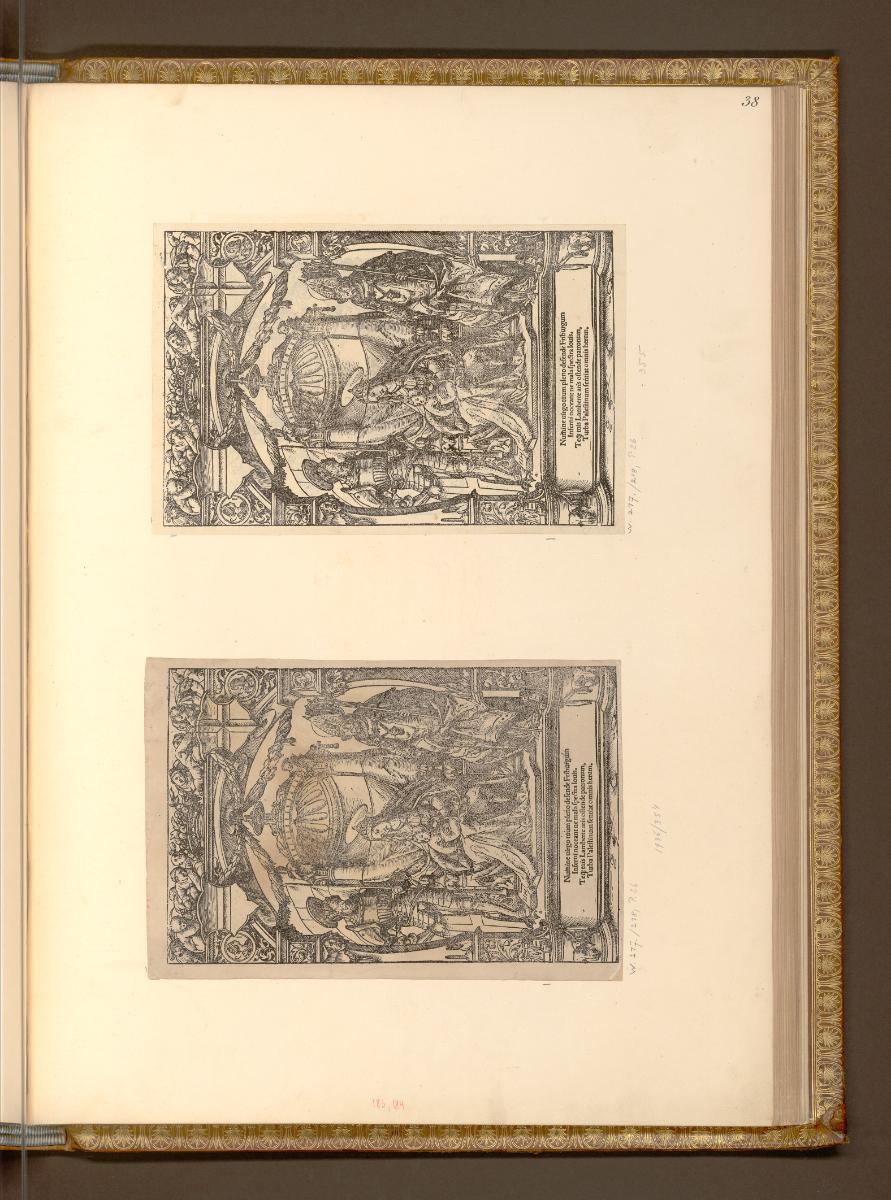Holzschnitte von und nach Hans Holbein d. J. und Ambrosius Holbein, Madonna mit Kind zwischen d…