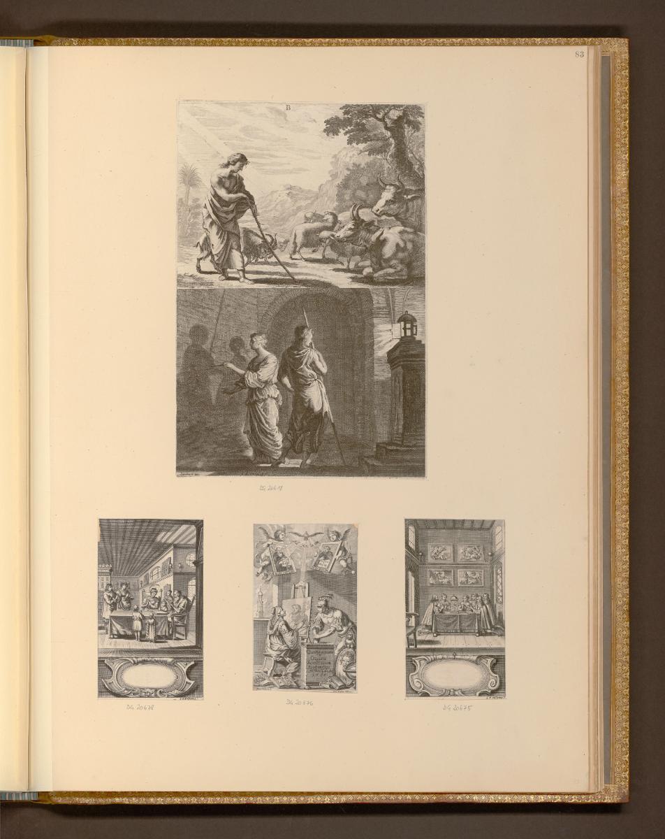 Porträtstiche von Lucas Kilian und Druckgrafiken von Georg Andreas Wolfgang, Diverse Darstellun…
