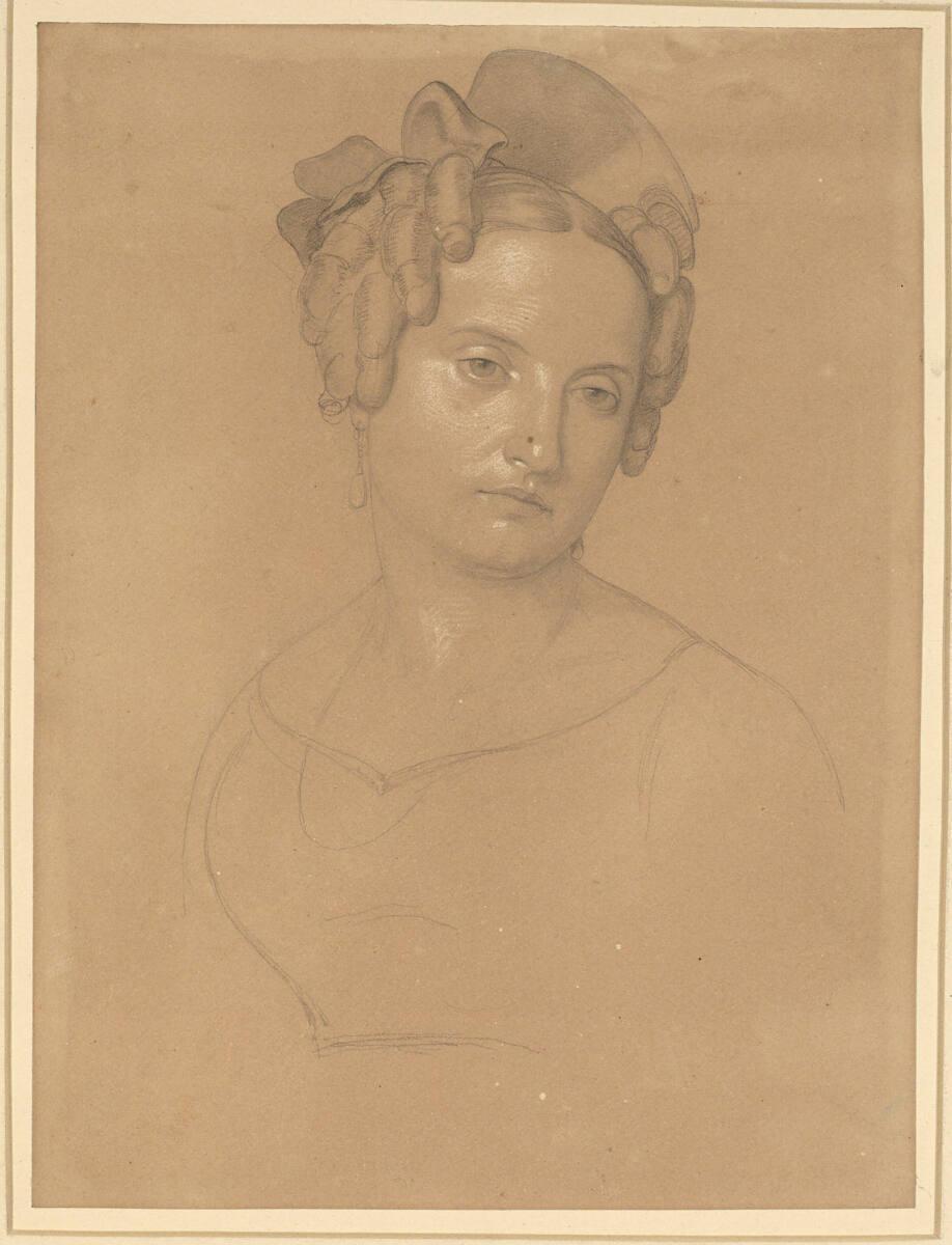 Friedrich Wilhelm Schadow, Damenbildnis, Inv. Nr.: 23261