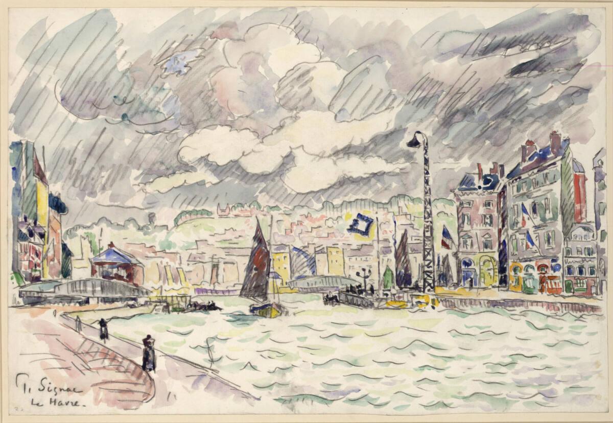 Paul Signac, Le Havre mit Regenwolken, Inv. Nr.: 23296