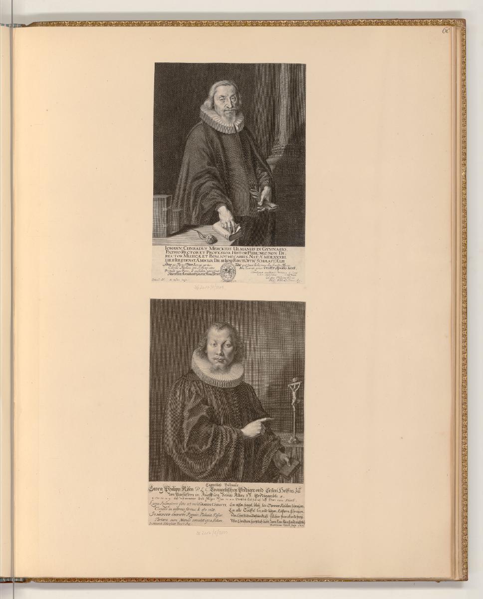 Druckgrafiken von Bartholomäus Kilian, Porträts Johann Conrad Merck, Georg Philipp Risen, Inv. …