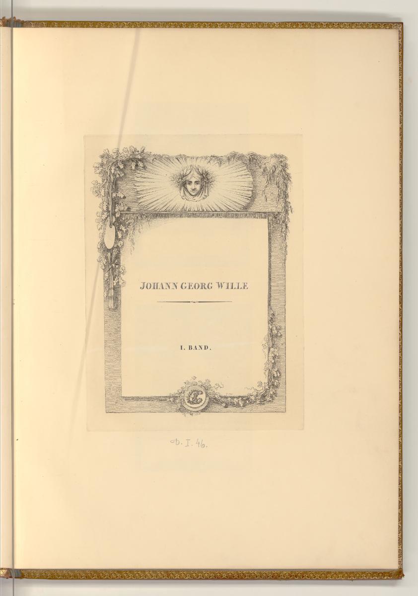 Druckgrafiken von Johann Georg Wille, Johann Georg Wille I. Band, Inv. Nr.: Deutsch nach Sektio…