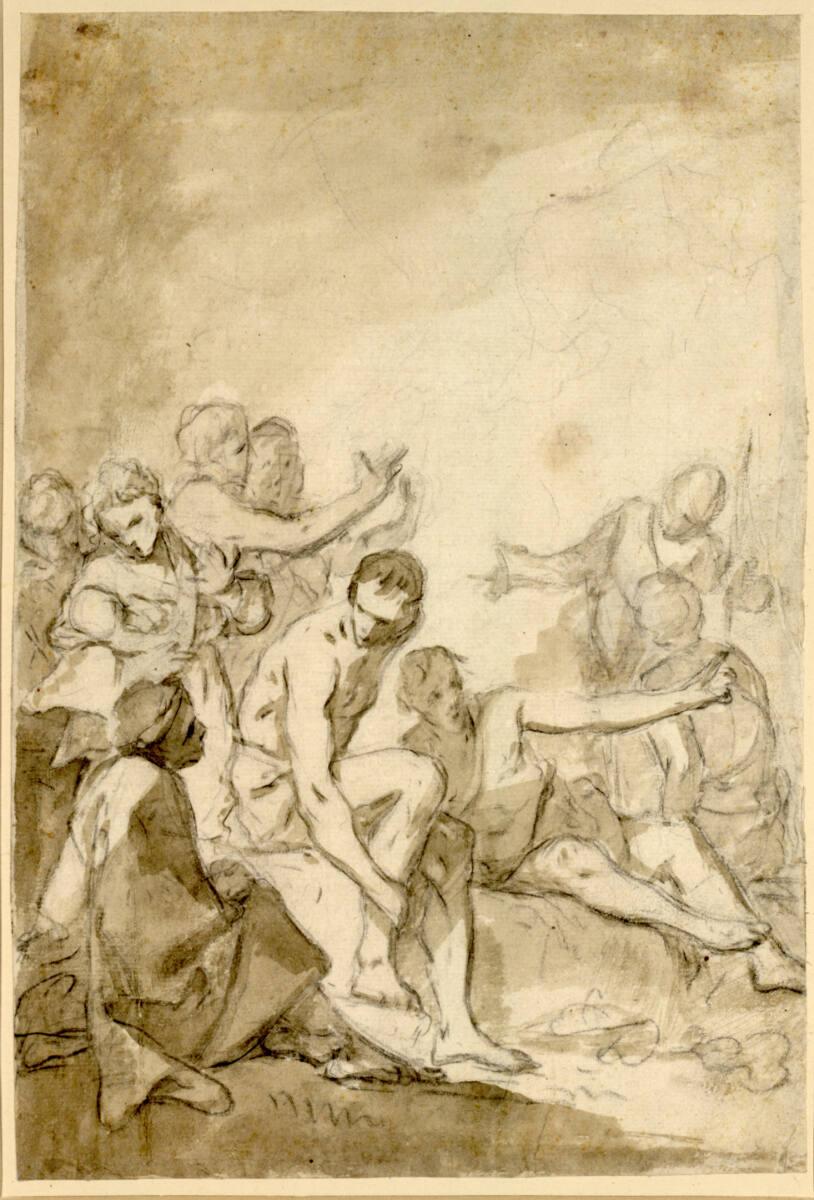 Carlo Alberto Baratta, Unidentifizierte figürliche Szene, Inv. Nr.: 23378