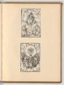 Holzschnitte von Hans Schäufelin, Das Krönung Mariens; Das jüngste Gericht, Inv. Nr.: Deutsch n…