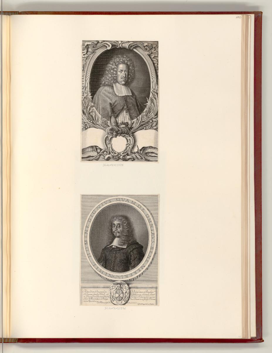 Druckgrafiken von Elias und Johann Hainzelmann sowie Carl Gustav Amling, Porträts, Inv. Nr.: De…