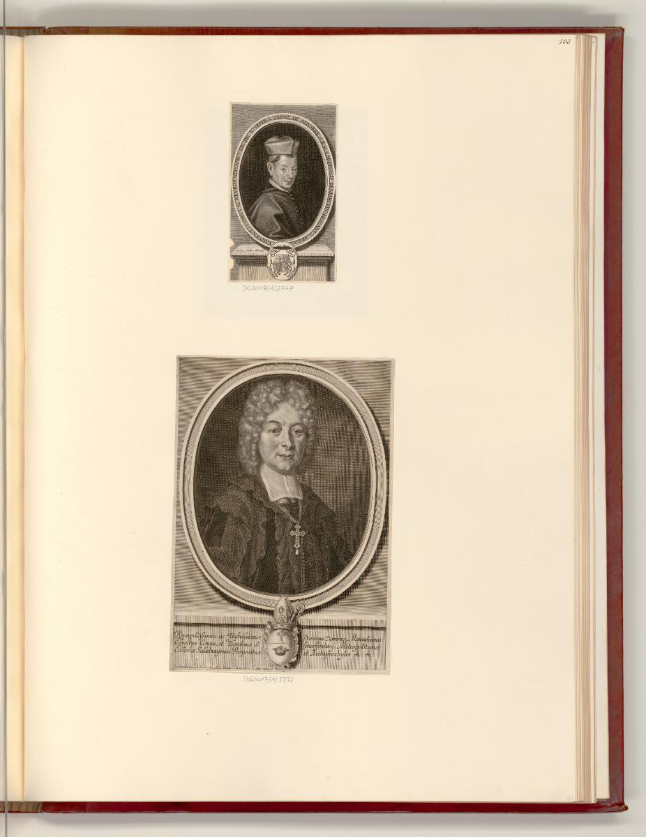 Druckgrafiken von Elias und Johann Hainzelmann sowie Carl Gustav Amling, Porträts, Inv. Nr.: De…