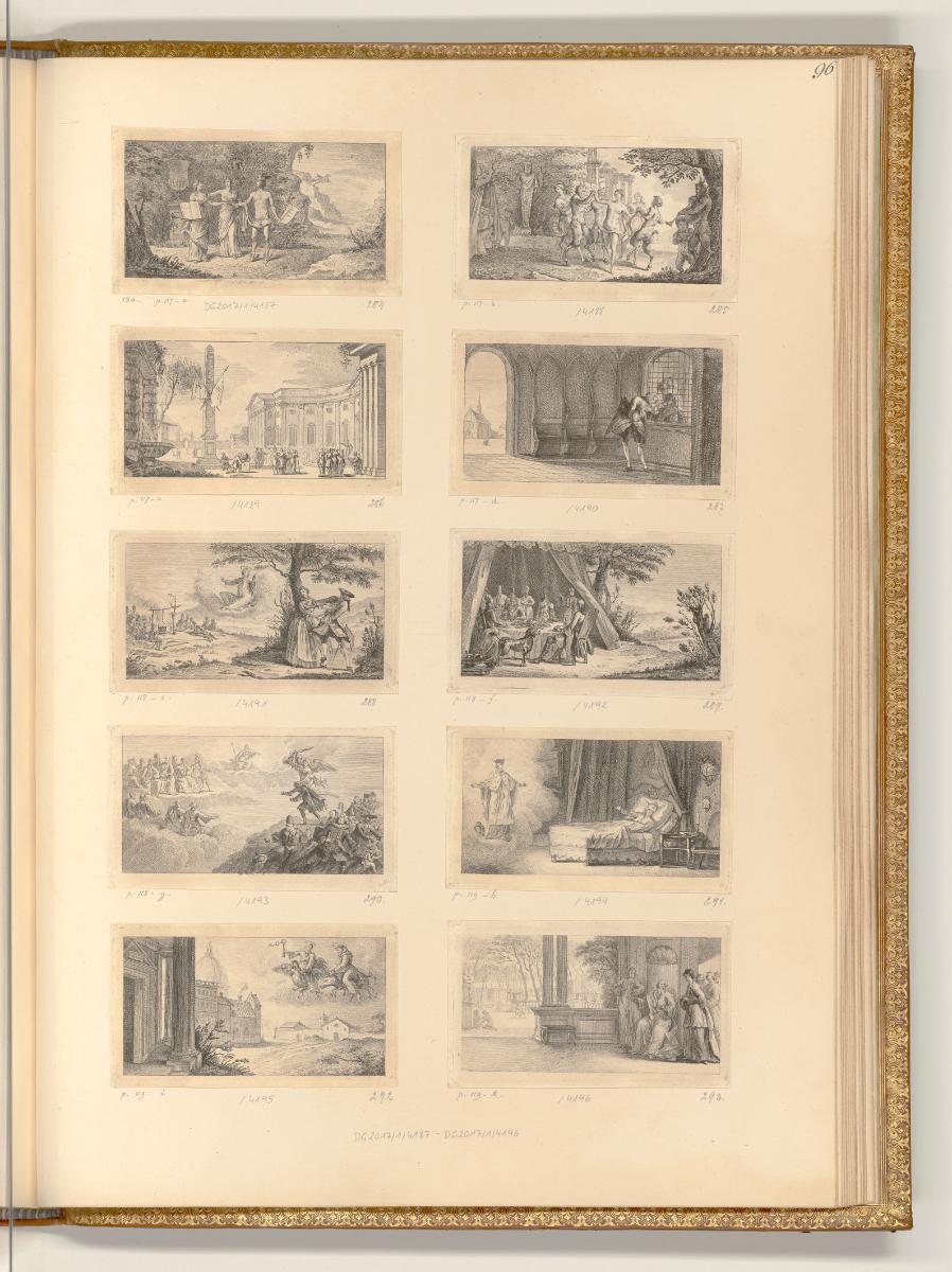 Druckgrafiken von Georg Friedrich Schmidt, Profane und religiöse Darstellungen, Inv. Nr.: Deuts…