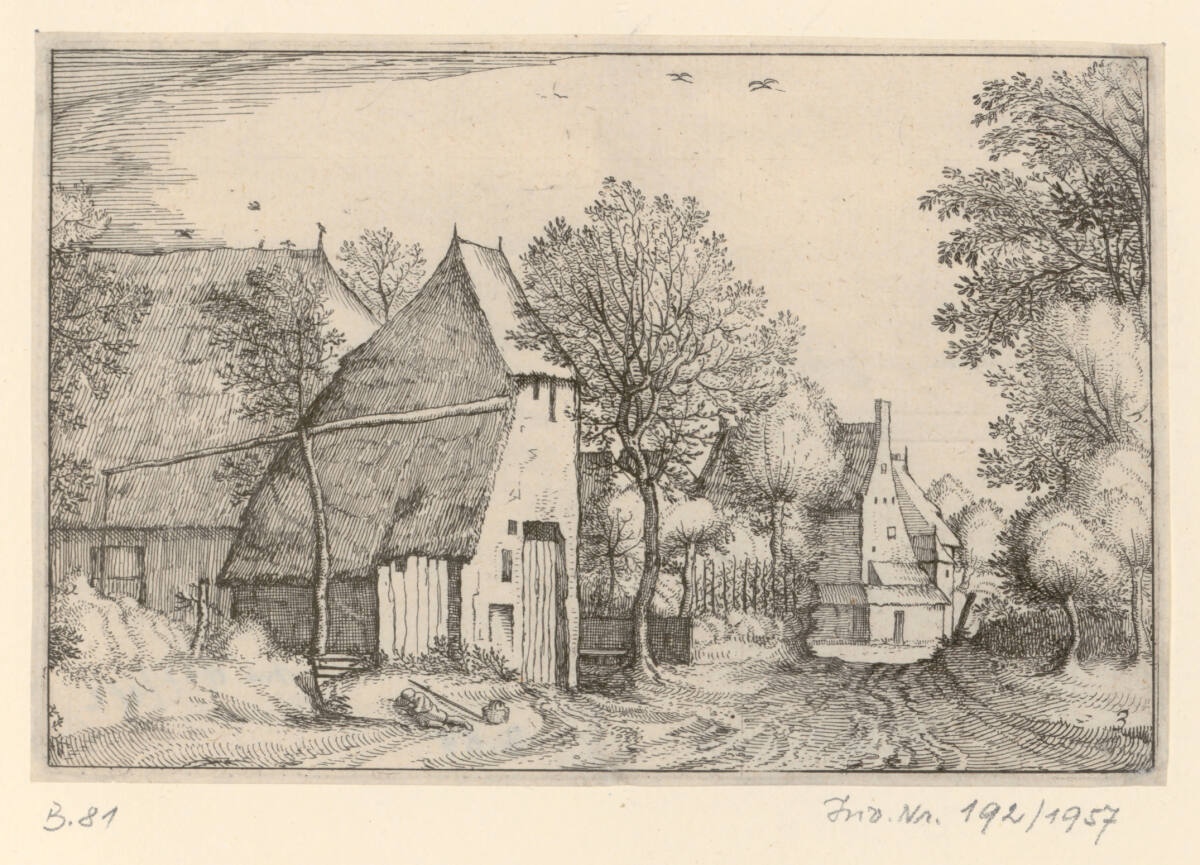 Landschaften: Dorfstraße, MeisterderkleinenLandschaften, 1612