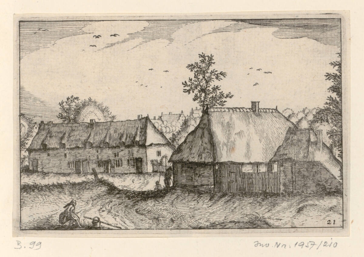 Landschaften: Große Schuppen, MeisterderkleinenLandschaften, 1612