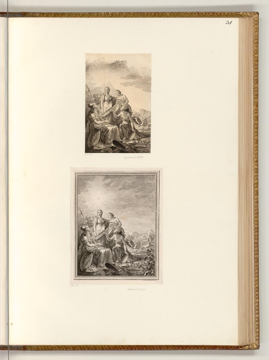 Radierungen von Daniel Nikolaus Chodowiecki, Titelblatt zu Sulzers Theorie, Inv. Nr.: Deutsch n…
