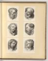 Druckgrafiken der Familie Schmutzer und Johann Gotthard von Müller, Kopfstudien, Inv. Nr.: Deut…