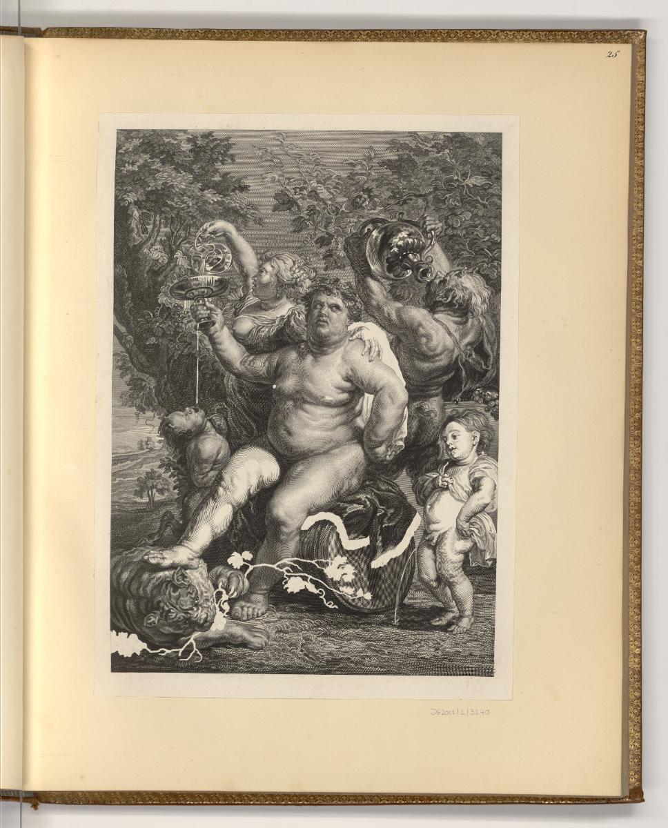 Druckgrafiken der Familie Schmutzer und Johann Gotthard von Müller, Bacchus mit seinem Gefolge,…