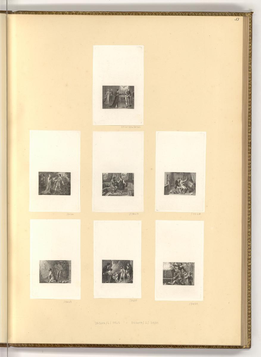 Druckgrafiken von Karl Rahl d. Ä., Goethe: Unbestimmte Werke (Buchillustration), Inv. Nr.: Deut…