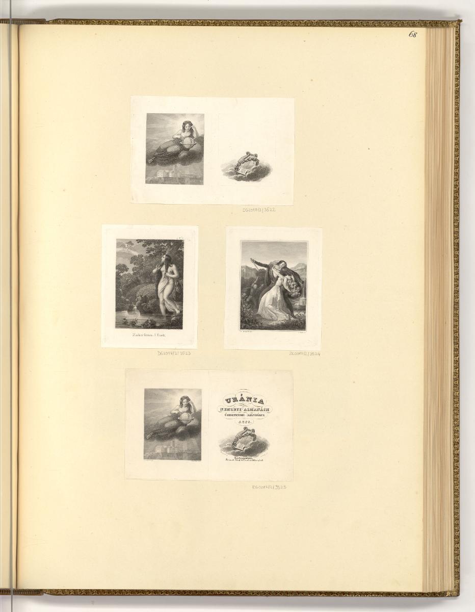 Druckgrafiken von Karl Rahl d. Ä., Titelblatt und Buchillustrationen, Inv. Nr.: Deutsch nach Se…