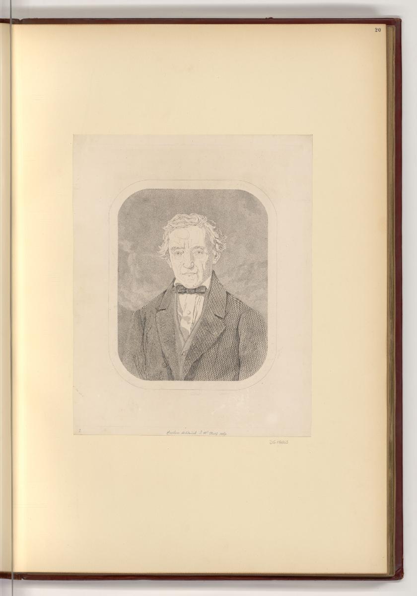 Druckgrafiken von Josef Axmann, Michael & Thomas Benedetti, Porträt Franz Grillparzer, Inv. Nr.…