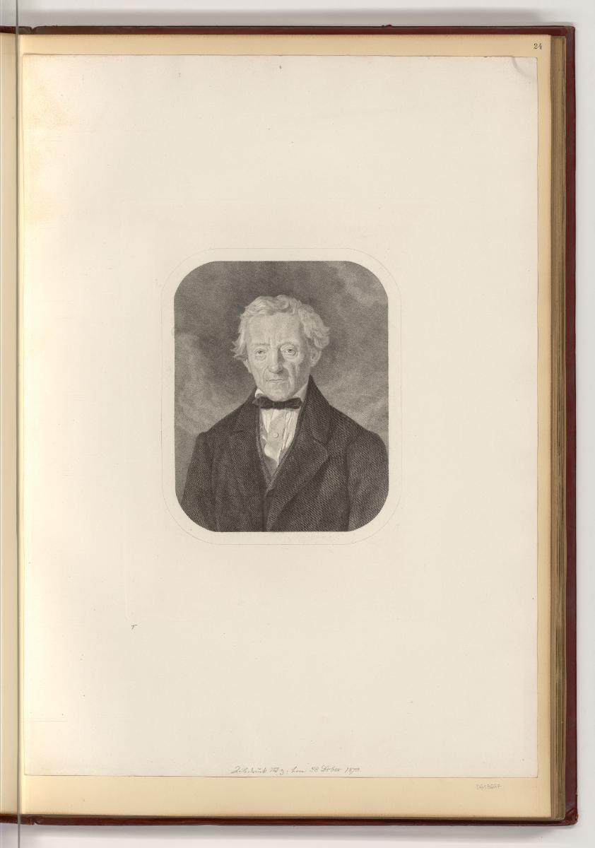 Druckgrafiken von Josef Axmann, Michael & Thomas Benedetti, Porträt Franz Grillparzer, Inv. Nr.…