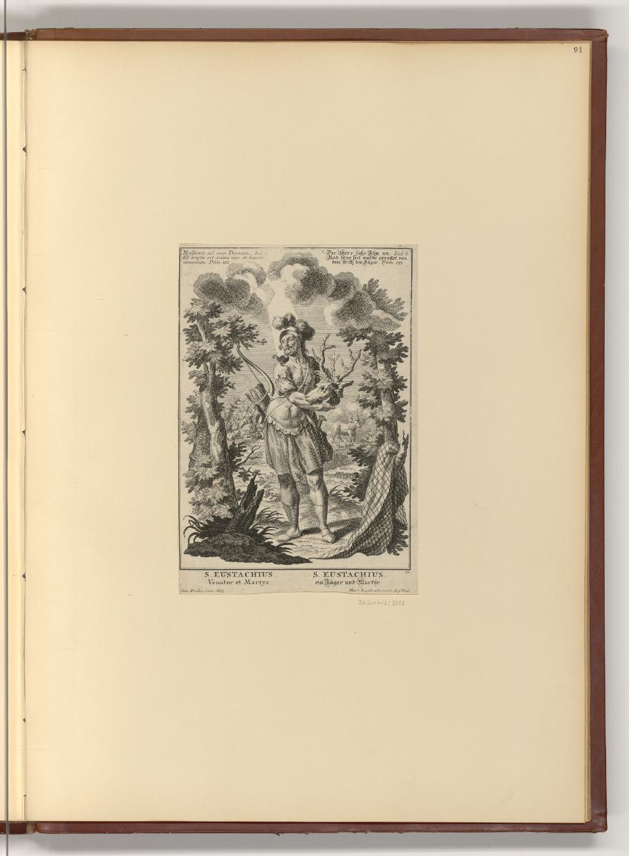 Druckgafiken nach Werken von deutschen Künstlern des 16. und 17. Jahrhunderts, Hl. Eustachius, …