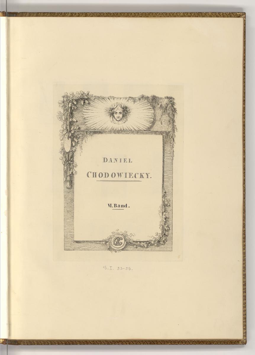Buchillustrationen von Daniel Nikolaus Chodowiecki, DANIEL CHODOWIECKY. VI. BAND, Inv. Nr.: Deu…