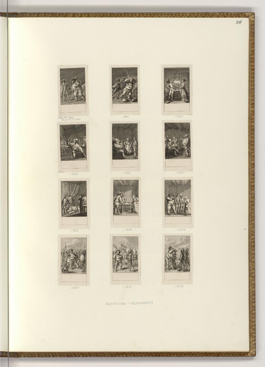 Buchillustrationen von Daniel Nikolaus Chodowiecki, Göttinger Taschenkalender von 1786: Shakesp…
