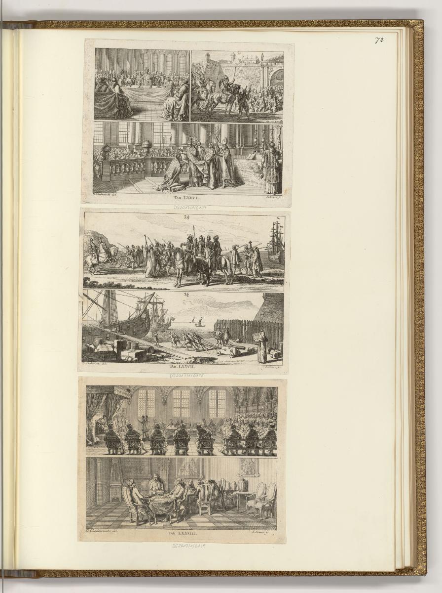 Buchillustrationen von Daniel Nikolaus Chodowiecki, Diverse Szenen (Illustration), Inv. Nr.: De…