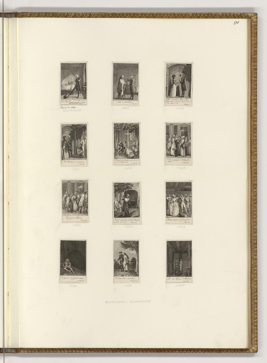 Buchillustrationen von Daniel Nikolaus Chodowiecki, Diverse Szenen (Buchillustration), Inv. Nr.…