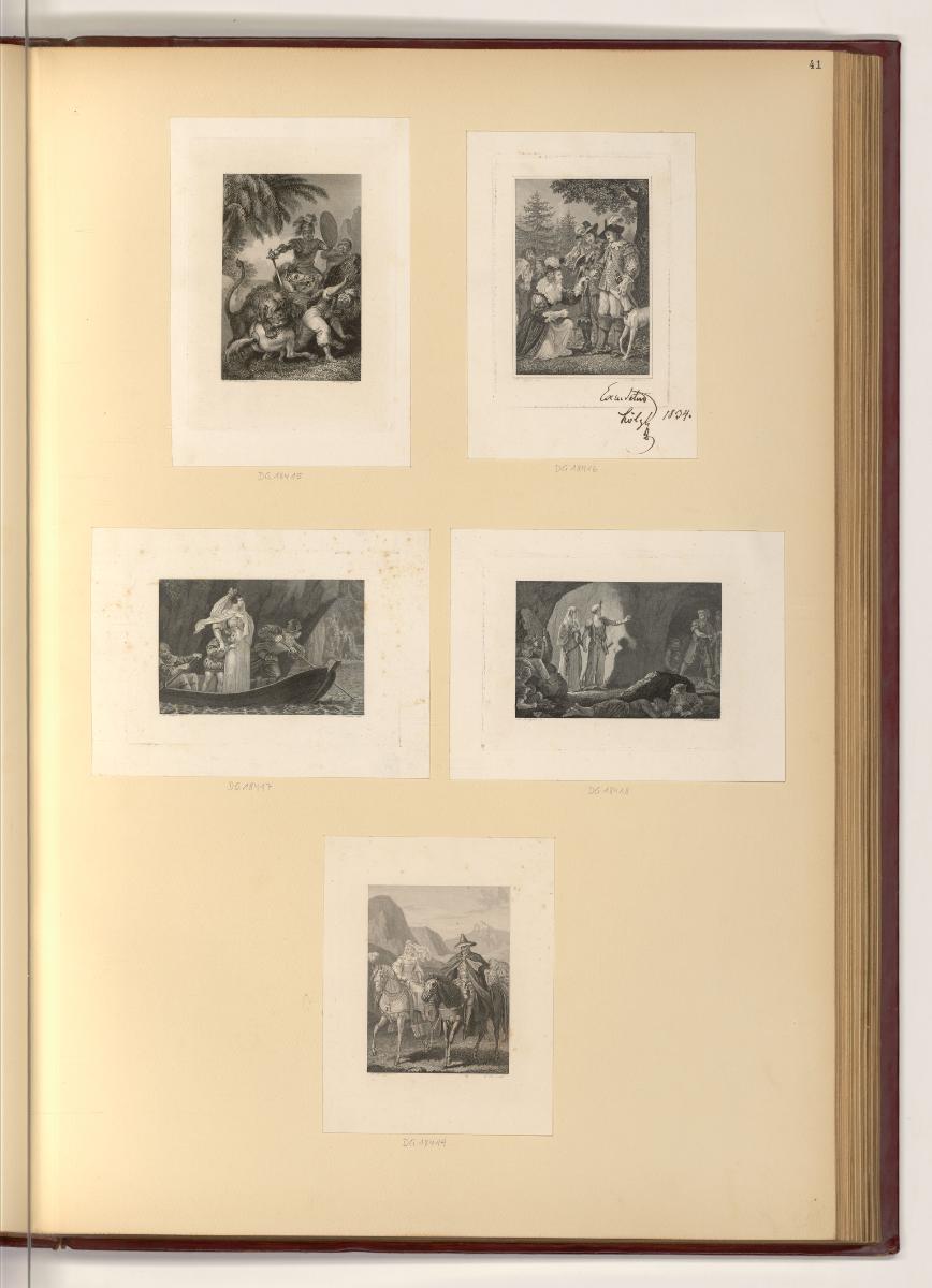 Druckgrafiken von Josef Axmann, Diverse Szenen, Inv. Nr.: Deutsch nach Sektionen I/61, D/I/61/4…